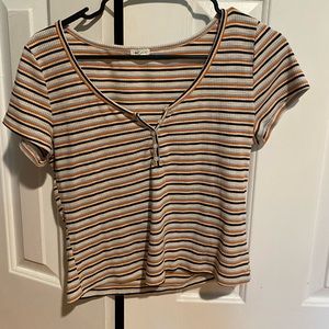 Waist Length casual T shirt